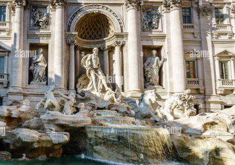 Fontaine de Trevi Rome, accessible PMR après rénovation 2024