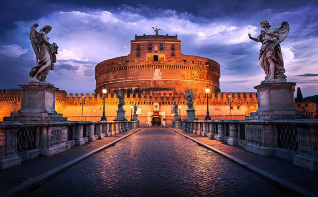 Castel Sant'Angelo Rome, accessible PMR passerelle panoramique