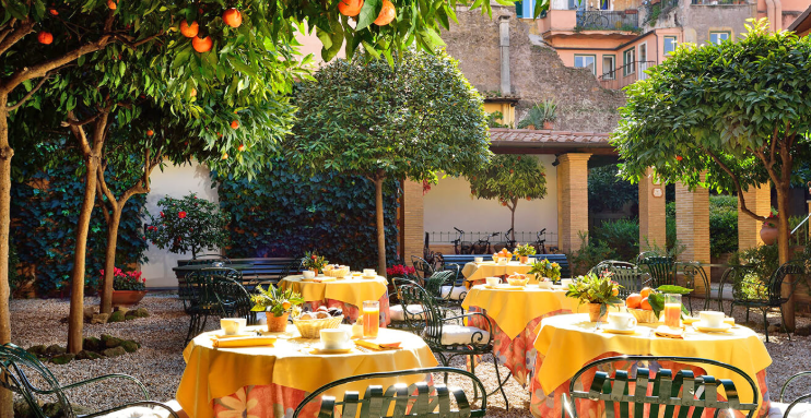 Hôtel Santa Maria Trastevere Rome, accessible PMR quartier artiste