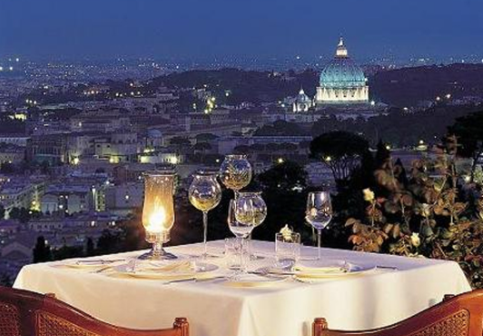 La Pergola Rome, restaurant 3 étoiles Michelin accessible PMR